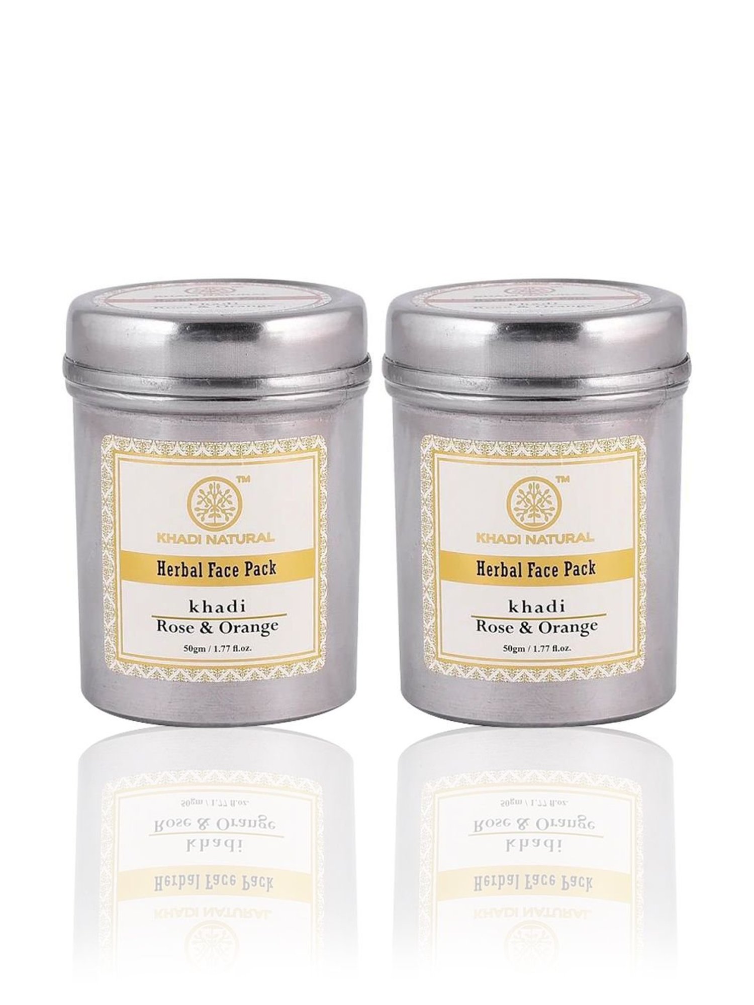 Khadi Natural Rose & Orange Face Mask Set of 2 - 100 gm