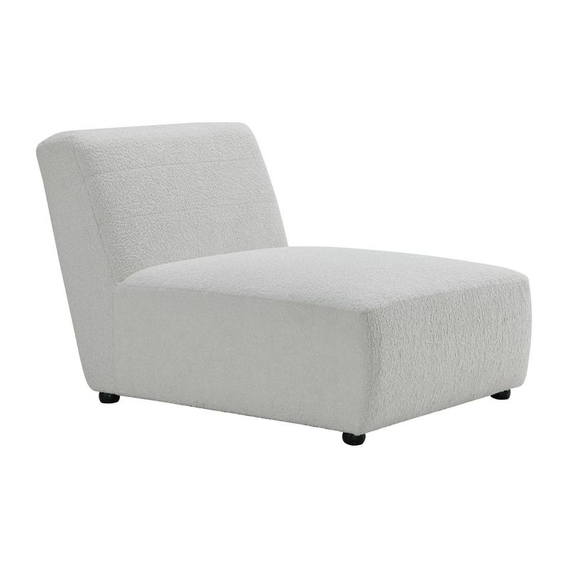 Axelle Faux Sheep Accent Lounger White - Picket House Furnishings