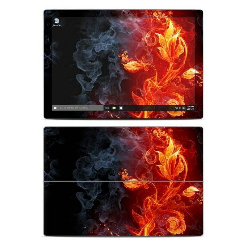 Surface Pro 4 Skin - Flower Of Fire - Sticker Decal