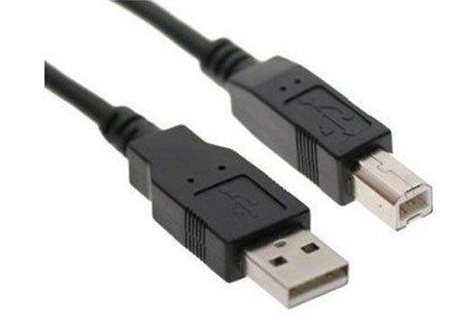 6FT USB 2.0 Printer - Scanner Cable for HP Brother Epson Expression Home XP-320 XP-420 WorkForce WF-2630 HP Envy 4500 Canon PIXMA MG2520 Inkjet All-in-One HP Deskjet 1000 2510 2540 3510 3520