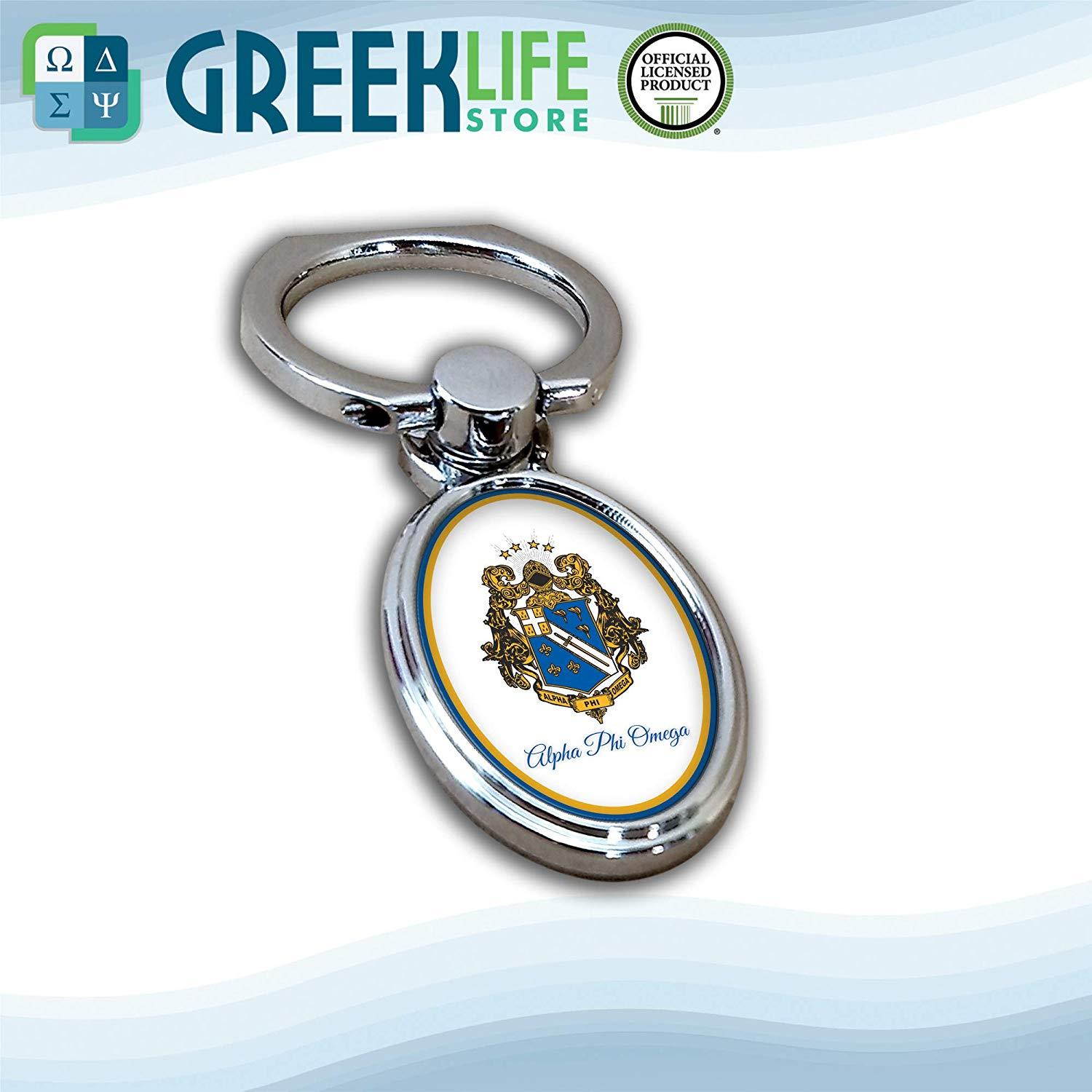 Alpha Phi Omega Ring Stand Phone Holder (Oval)