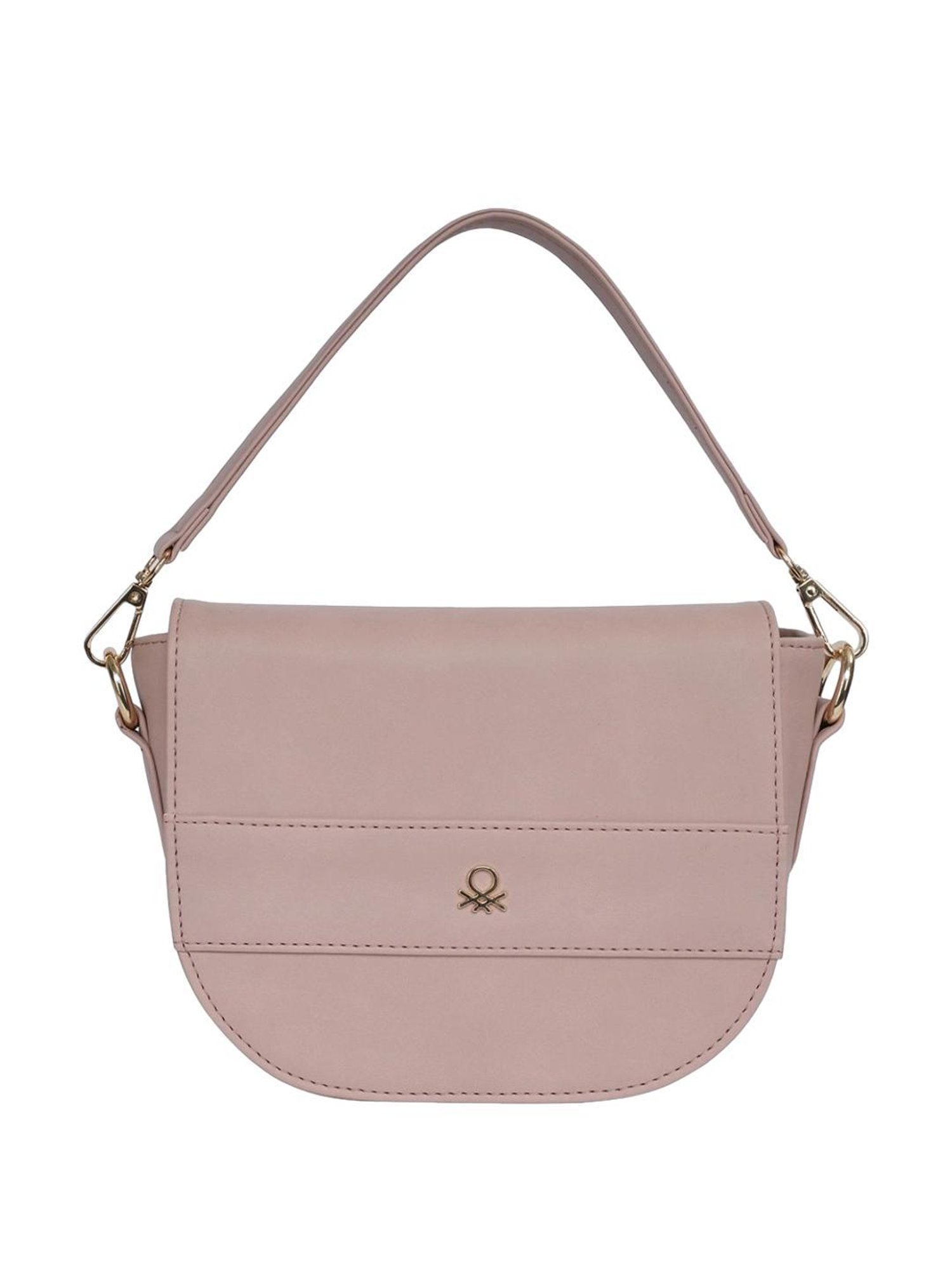 United Colors of Benetton Francesca Lilac Solid Sling Handbag