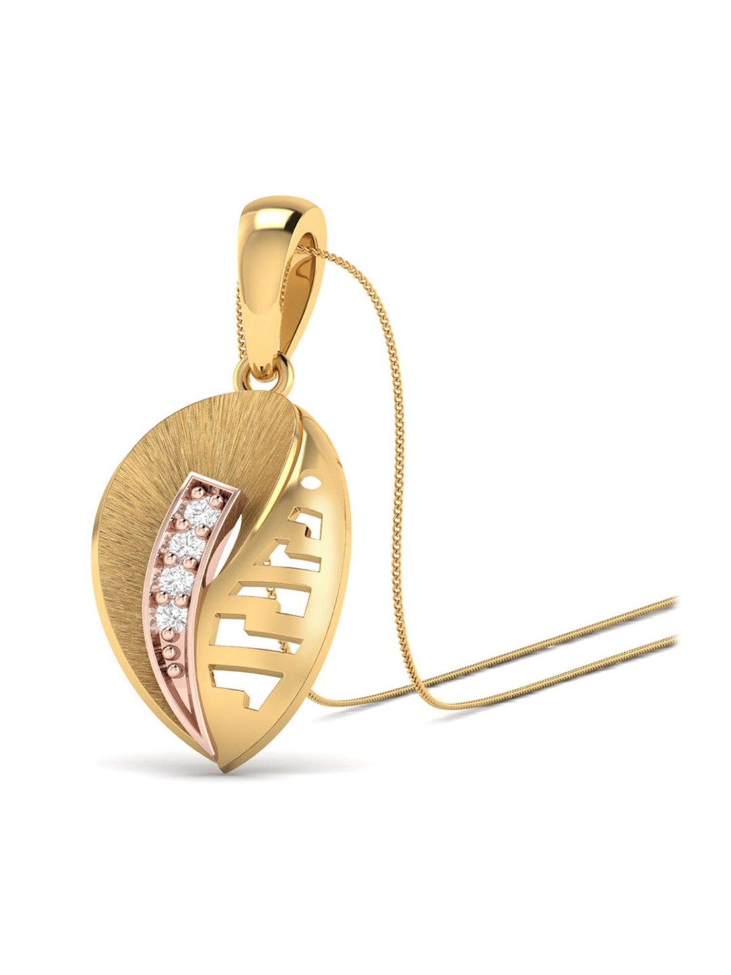 PC Jeweller Keiran 18k Gold Pendant without Chain for Women