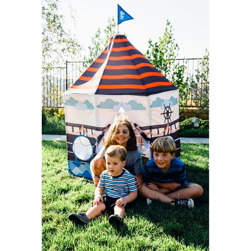 Pacific Play Tents Kids Pirate Play Pavilion With Flag