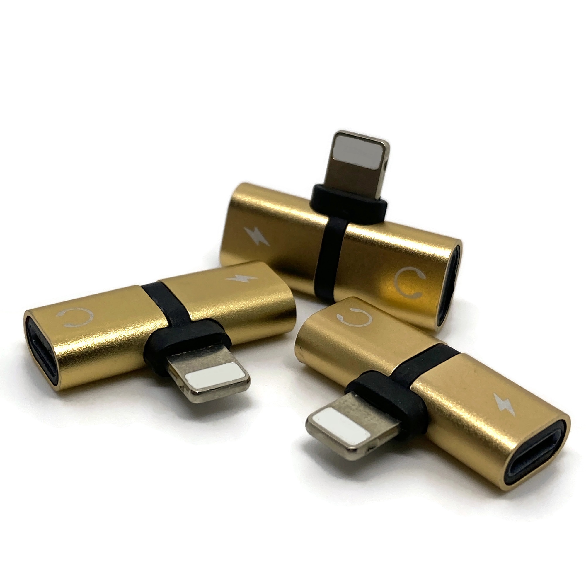 Lightning Connection Audio Charge Adapter For Apple iPhone 12 11 Pro XR XS X Max 8 7 Dual 2 in 1 Cable Converter Splitter Headphone Music Call