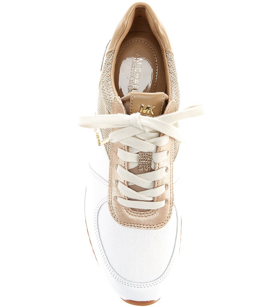 Kendall + Kylie Women's Anthracite Leopard EZORA 2.0 Low Top Lace Up Multi Sneakers