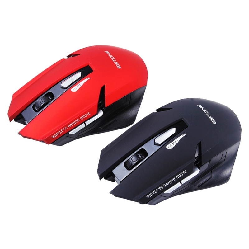 Sunsky 2.4G Wireless Gaming Mouse With USB Receiver 3D Scroll Wheel 6 Buttons 2000DPI Optical