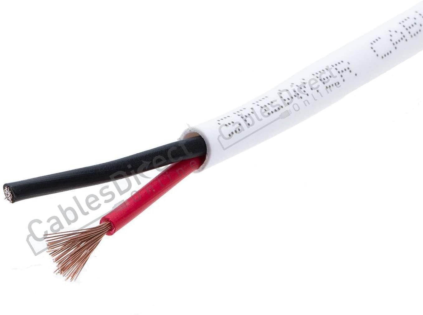 50ft 18AWG 2 Conductors (18/2) CL2 Rated Loud Speaker Cable Wire Pull Box (for in-Wall Installation) (18AWG / 2 Conductors 50ft)