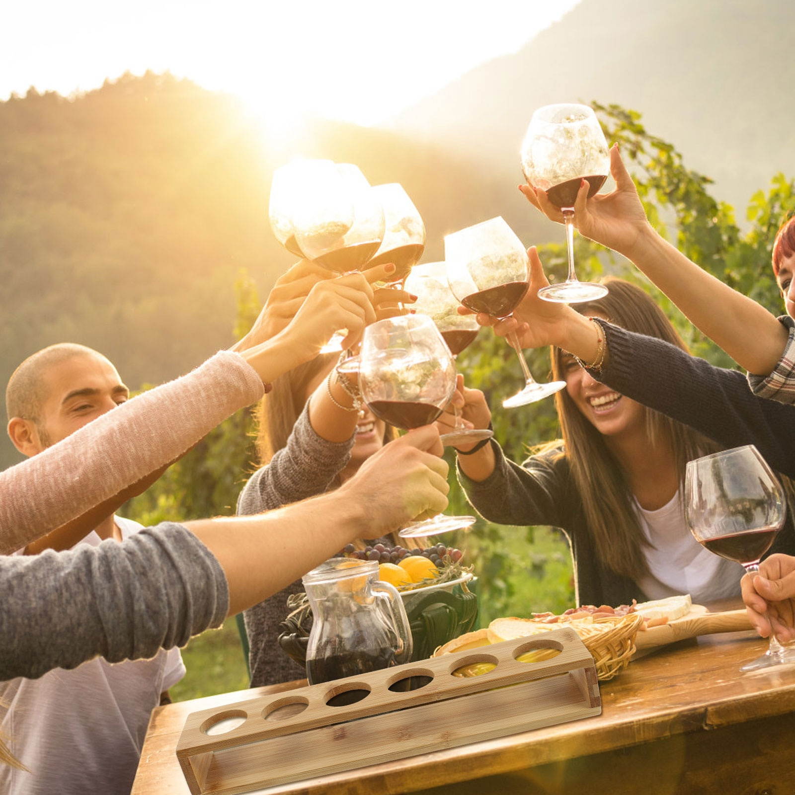 1Pc Wine Cup Rack Practical Useful Unique Wine Cup Holder Wine Cup Organizer for Hotel