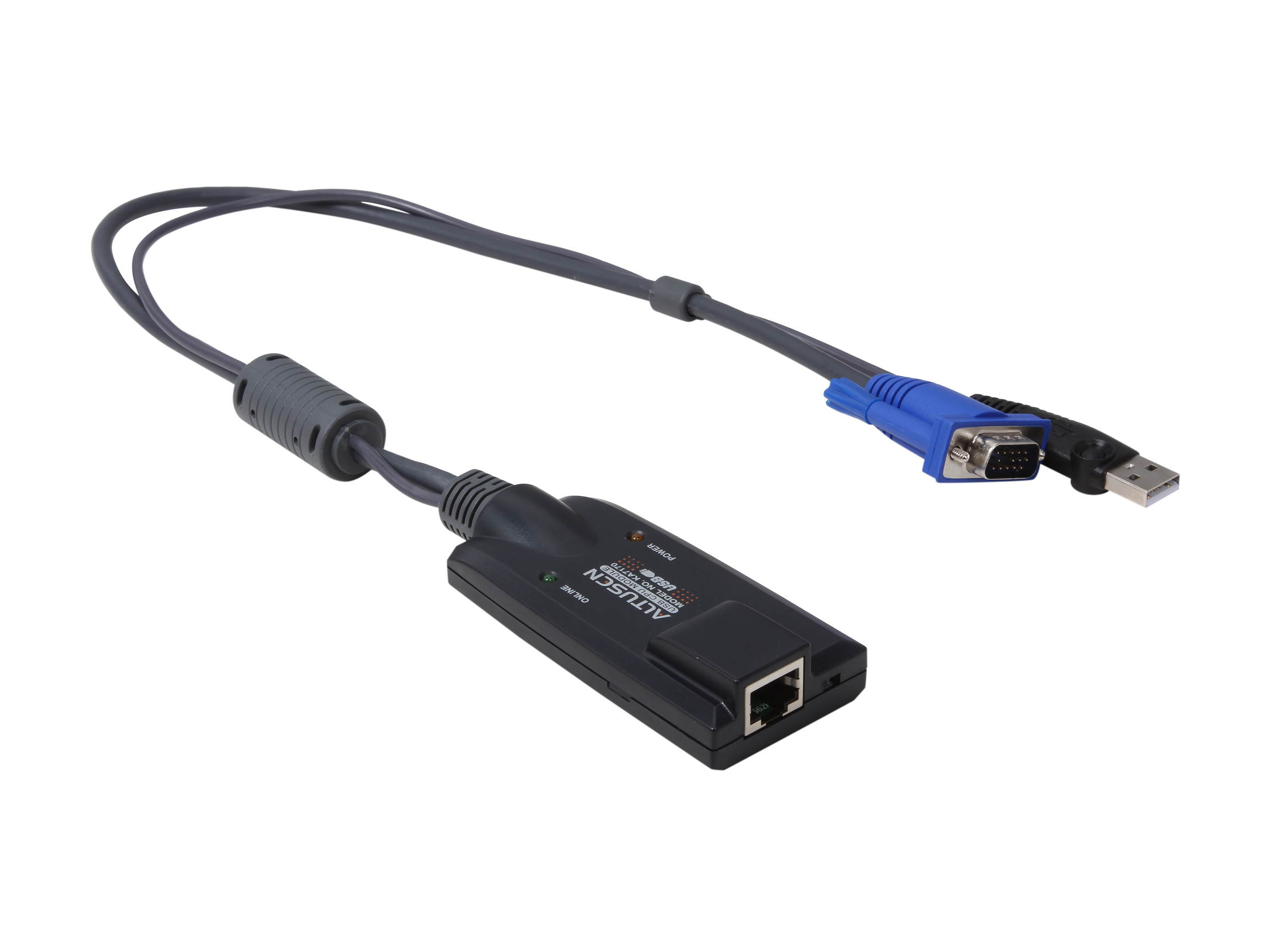 ATEN KA7170 KVM / USB extender- RJ-45 Female Network, Type A Male USB, HD-15 Male VGA - KA7170