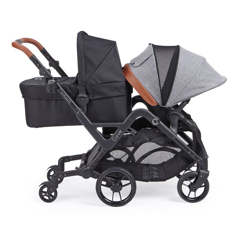 Contours Curve Tandem Double Stroller - Graphite