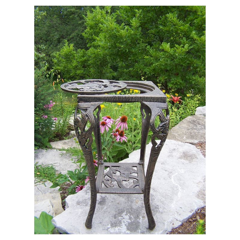 14" Square Oakland Plant Stand - Bronze