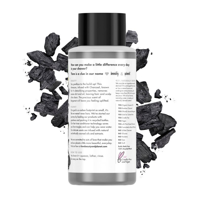 Love Beauty and Planet Delightful Detox Charcoal Shampoo - 13.5 fl oz