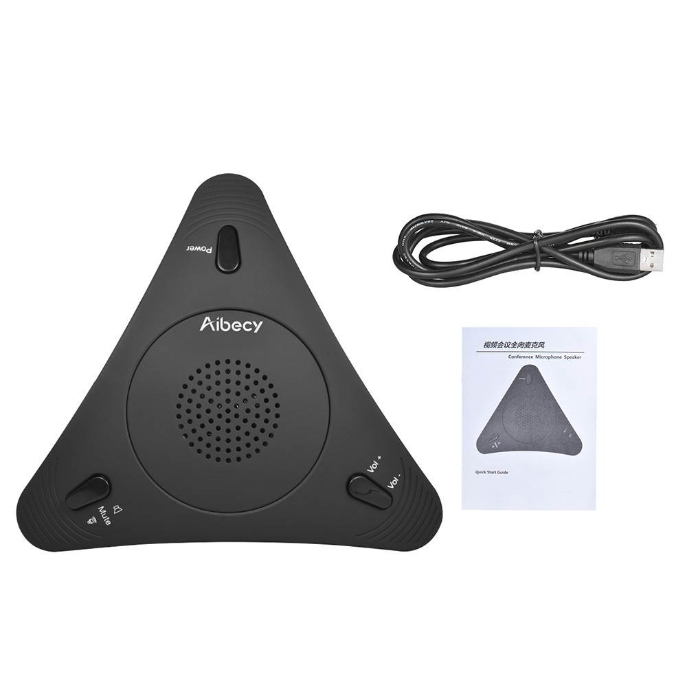Aibecy 360&deg; USB Desktop Computer Conference Meeting Microphone Speaker