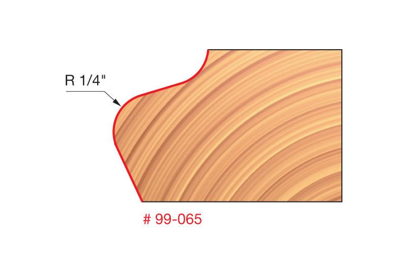 Freud 99-065 2 in. Finger Pull Door Lip Router Bit