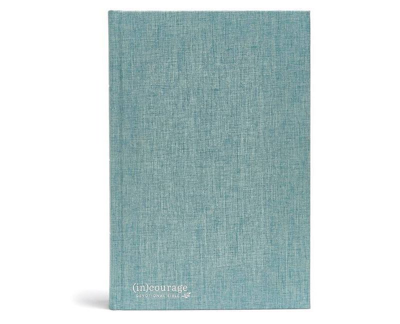 CSB (In)Courage Devotional Bible, Green Cloth Over Board - by  Csb Bibles by Holman (Hardcover)