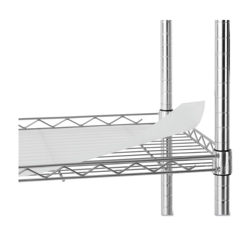 Alera 5-Shelf Wire Shelving Kit, 48w x 18d x 72h, Silver SW654818SR