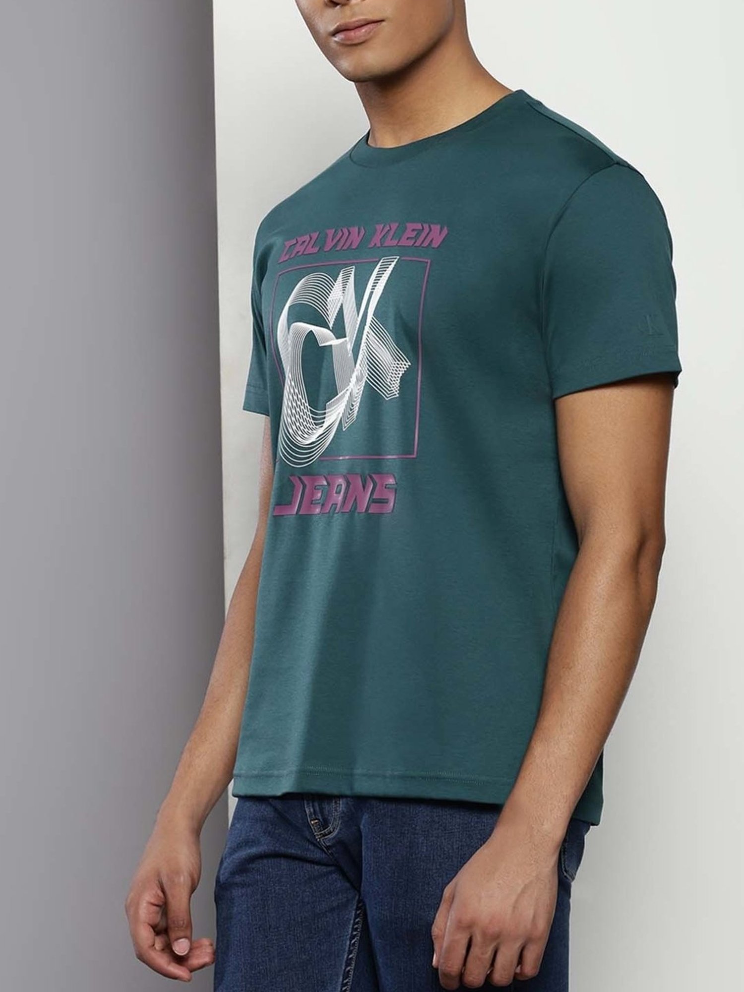 Levi's Pink Cotton Slim Fit Texture Henley T-Shirt