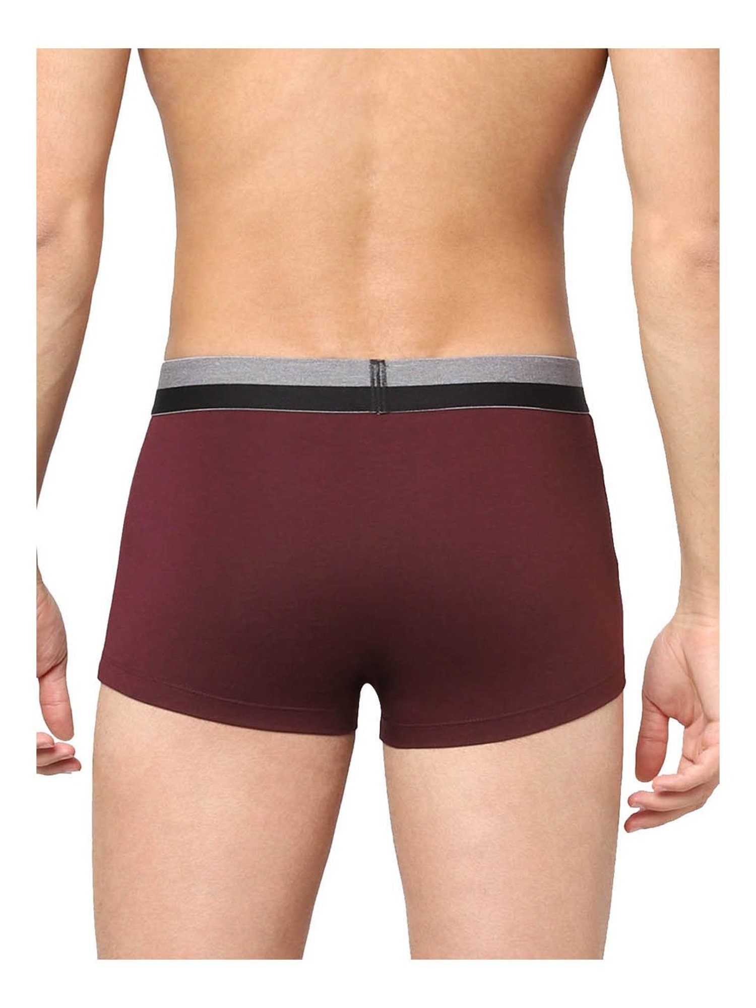 Jack & Jones Multicolor Regular Fit Trunks - Pack Of 3