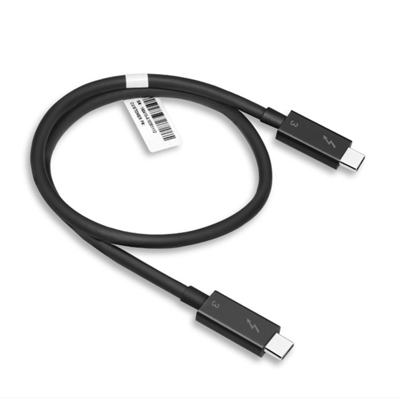 Thunderbolt 3 Cable Intel Certified 40Gbps, 100W (20V, 5A) Charging 1.6ft USB C Compatible Support 5K @60HZ Display Data Transfer Cable for Monitor, External SSD, eGpu, USB-C Docking Station