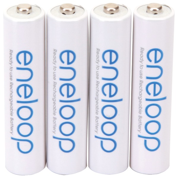 eneloop(R) Rechargeable Batteries, AAA (4 Pack)