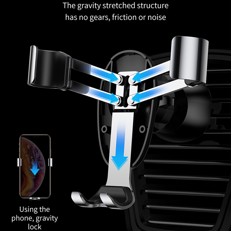 Universal car phone holder for gravity air vent Mounting Clip stand gps phone holder for iPhone samsung mobile phone holder