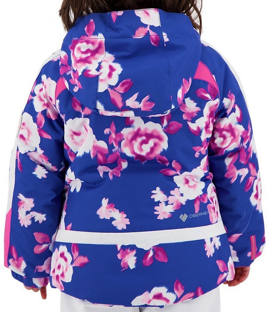 Obermeyer Little/Big Girls 1-8 Iris Bluebird Day Print Ski Jacket
