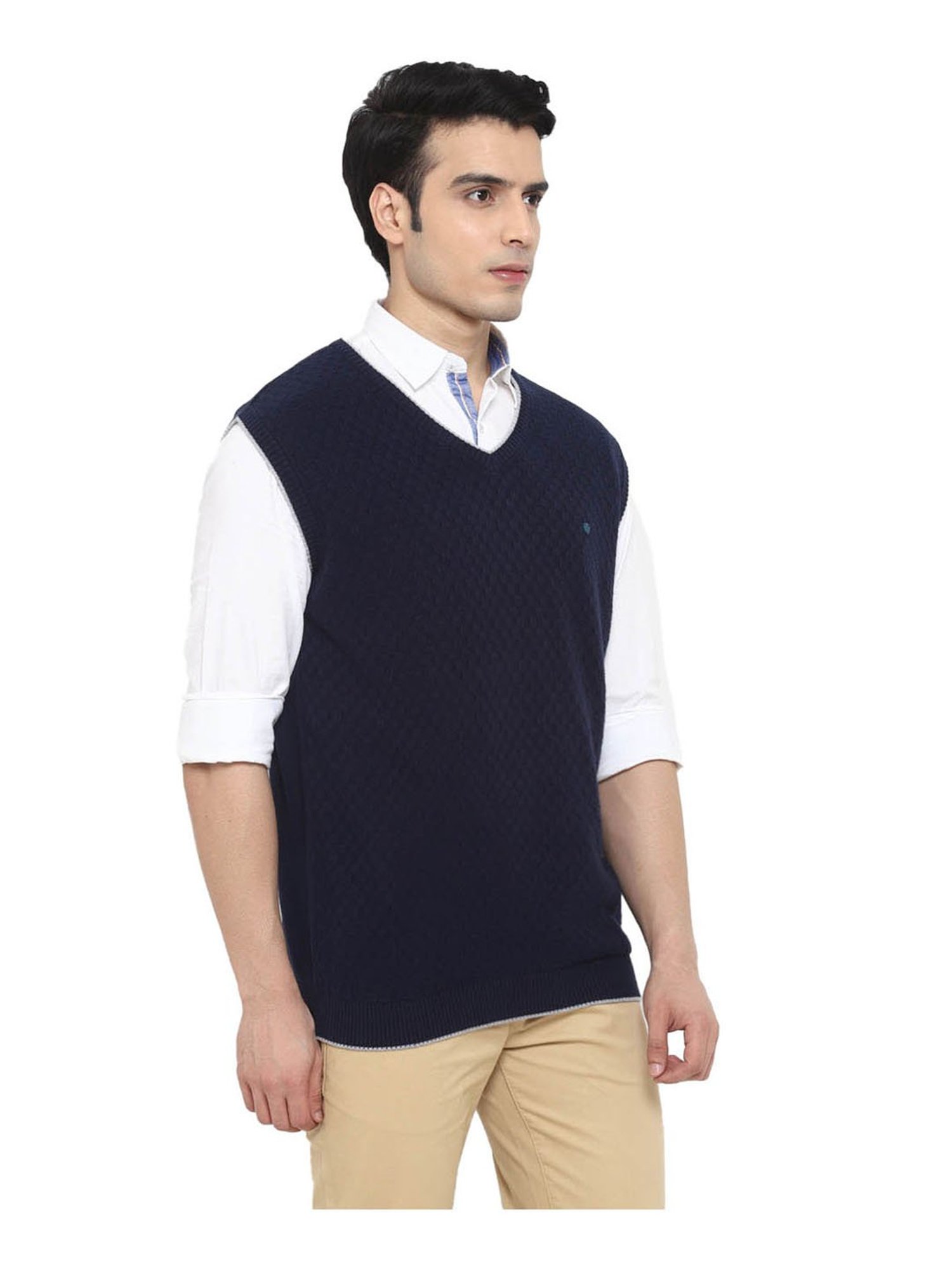 Turtle Blue Regular Fit Pullover