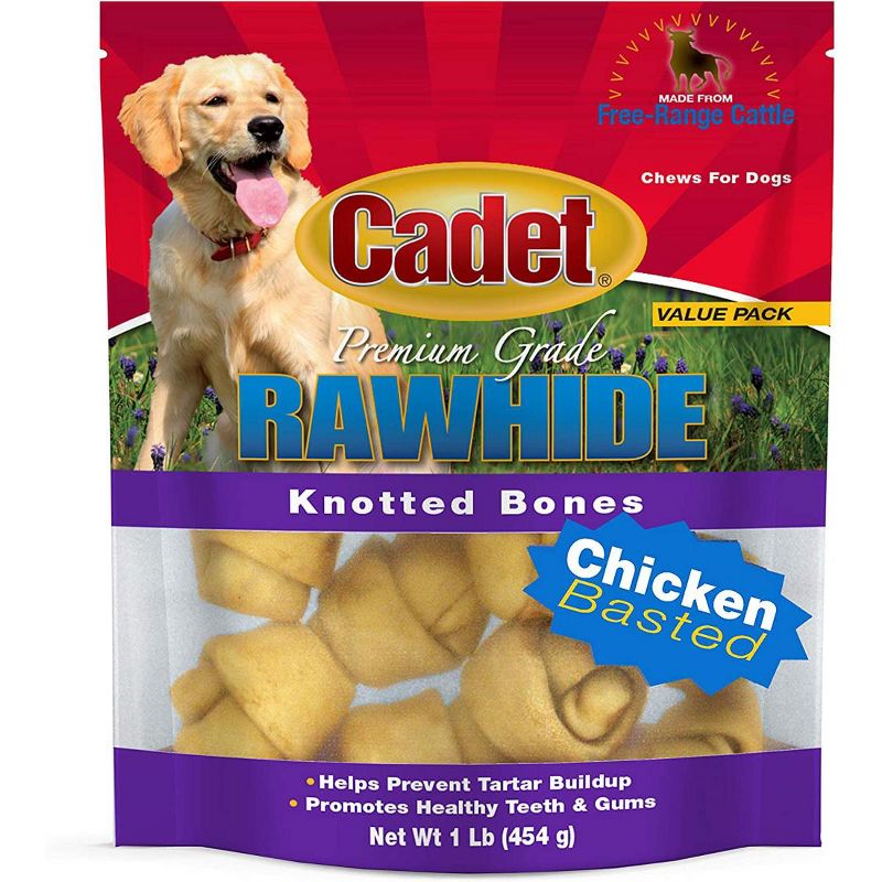 Cadet Peanut Butter Rawhide Curls (1 lb Pack)