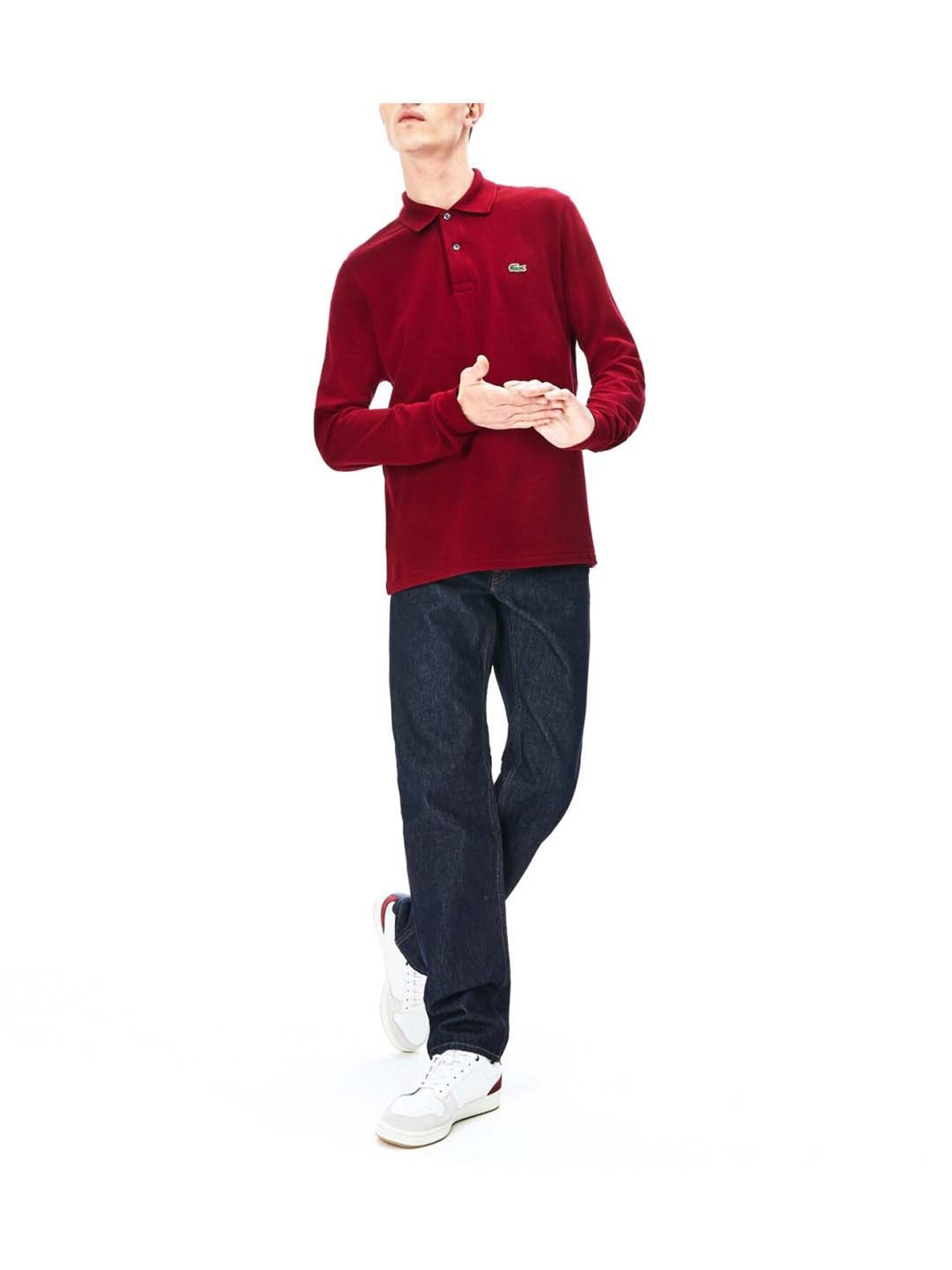 Lacoste Red Boxy Fit L.12.12 Polo T-Shirt