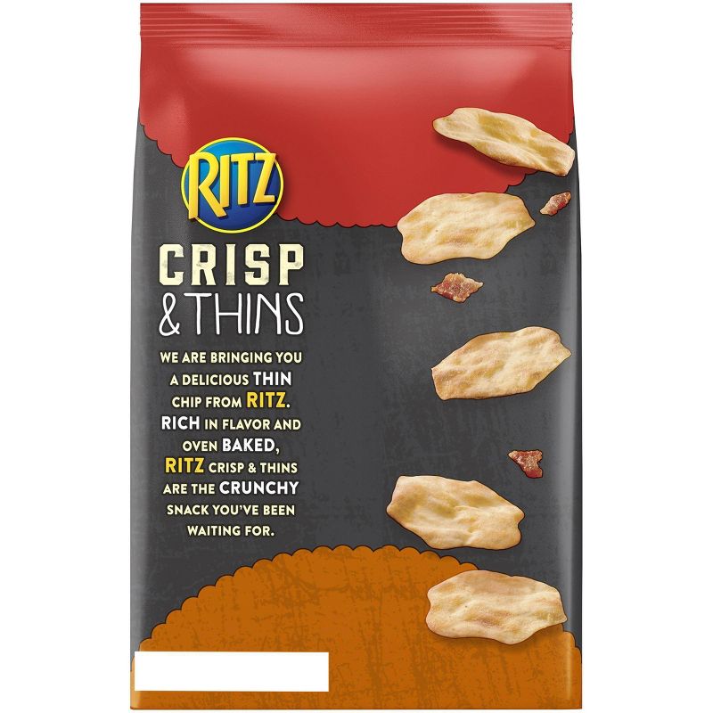 Ritz Crisp & Thins Bacon Potato And Wheat Chips - 7.1oz