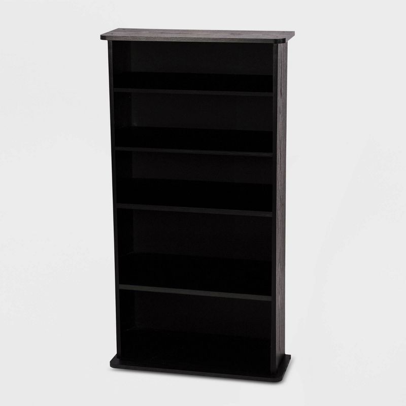 Drawbridge Multimedia Storage Rack Black - Atlantic