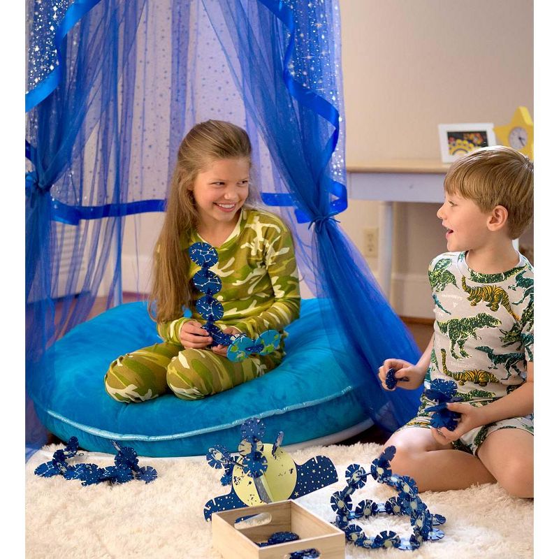 Magic Cabin - Outdoor Tent with Lights for Kids, Blue