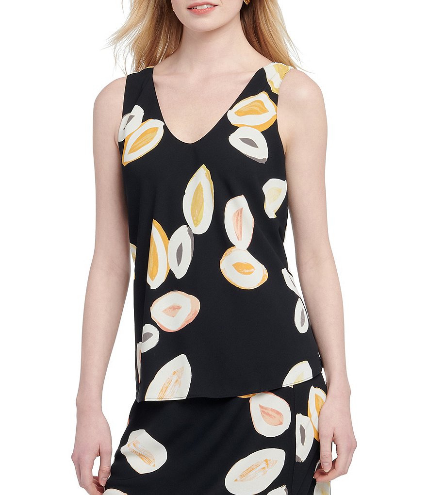 NIC + ZOE Lemon Squeeze Sleeveless Tank