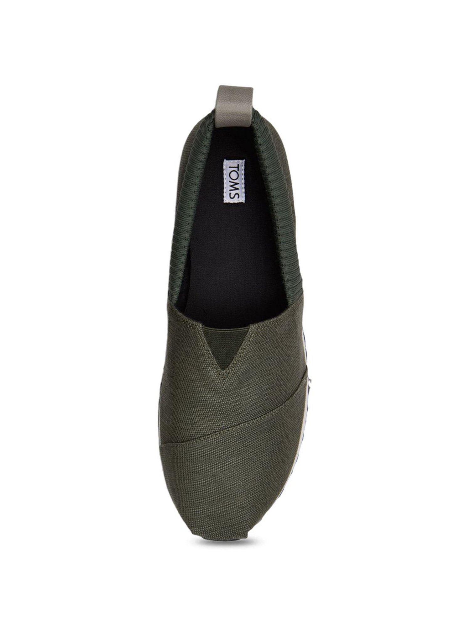 TOMS Men's Alpargata Resident Green Casual Slip-Ons