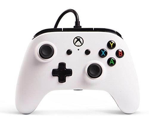 powera enhanced wired controller for xbox one  white