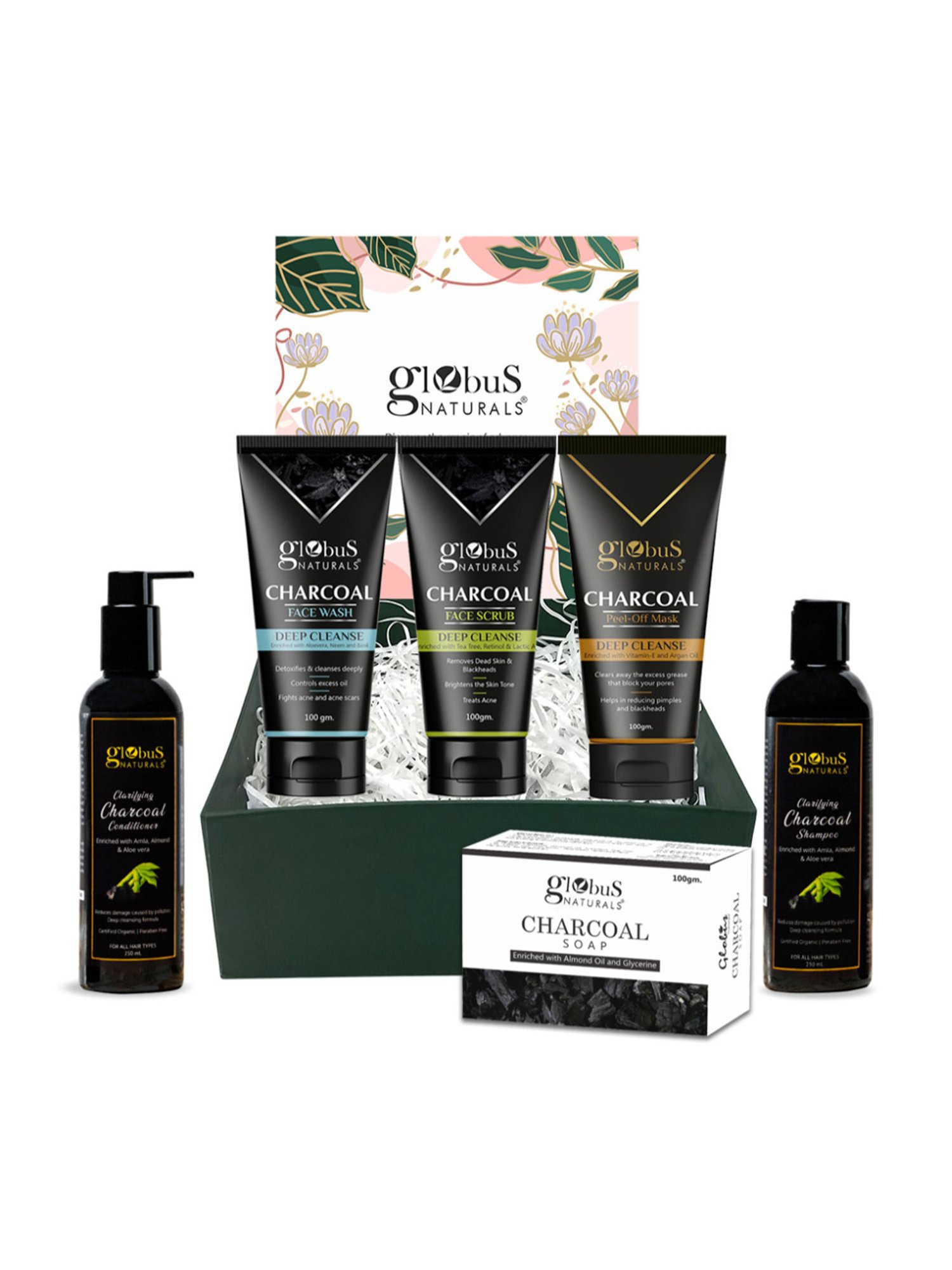 Globus Naturals Charcoal Detox Rakhi Gift Box - Set of 6