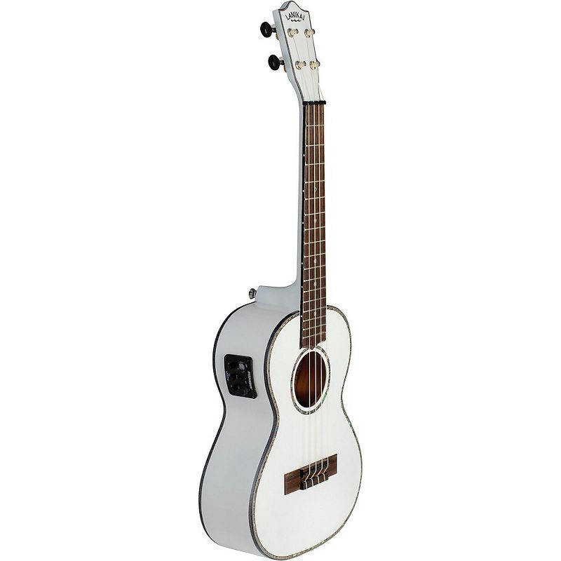 Lanikai Julia Michaels Signature Tenor Acoustic-Electric Ukulele White