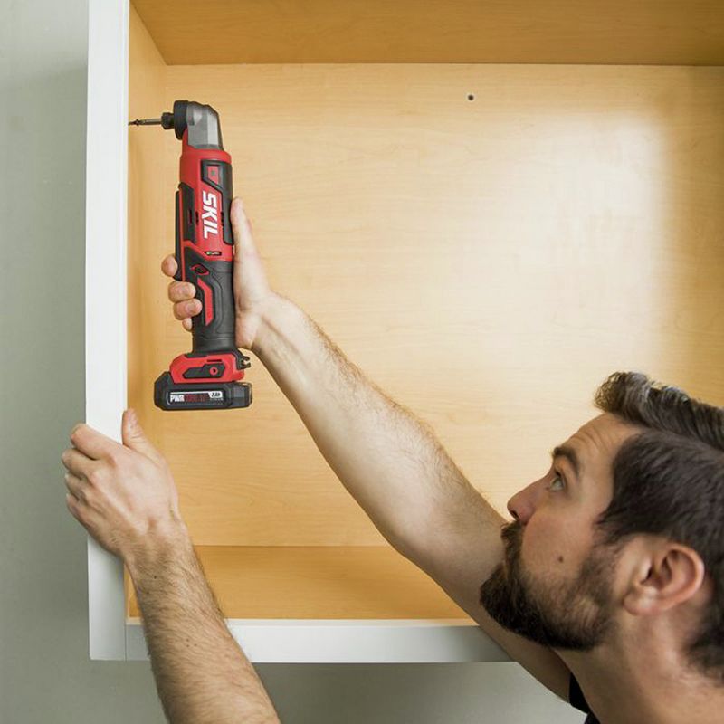 Skil RI574502 PWRCore 12 12V Brushless Lithium-Ion Hex Right Angle 1/4 in. Cordless Impact Driver Kit (2 Ah)