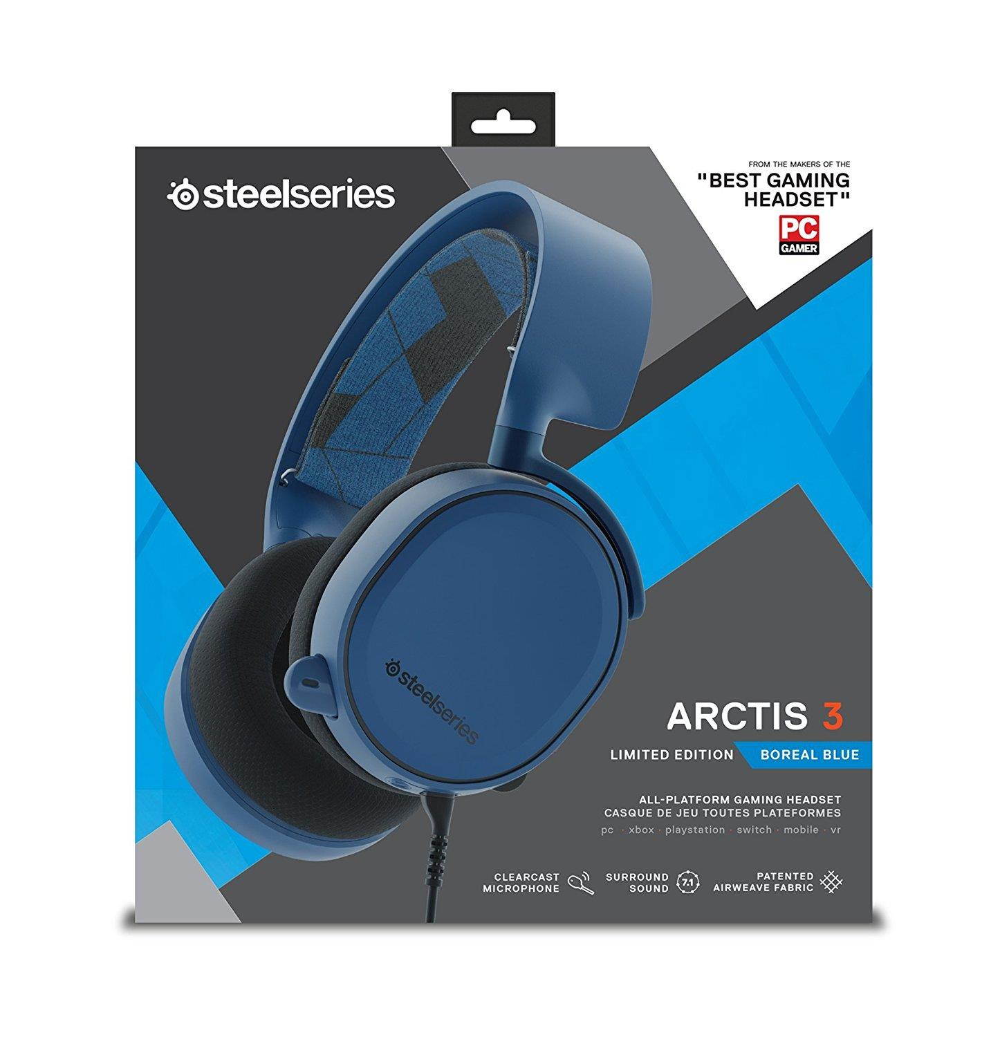 SteelSeries 61435 Arctis 3 Solar Red Gaming Headset