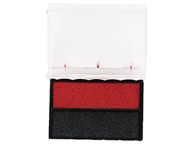 U. S. Stamp & Sign P4850BR Trodat T4850 Dater Replacement Pad, 3/16 x 1, Red/Blue
