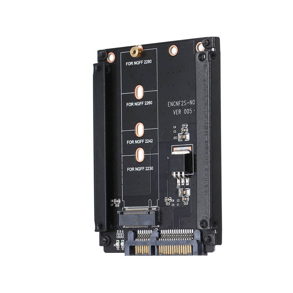 NGFF to SATA Adapter Card M.2 KEY B-M SSD SATA3.0 Converter Support Model 2230 2242 2260 2280