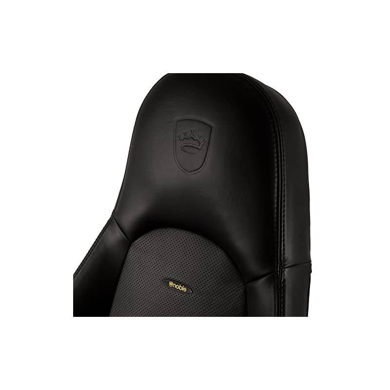 ICON Gaming Chair - Office Chair - Desk Chair - PU Faux Leather - Black