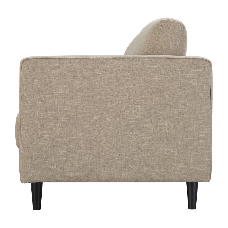Arthur 1 Seat Tweed Armchair Tan - Manhattan Comfort
