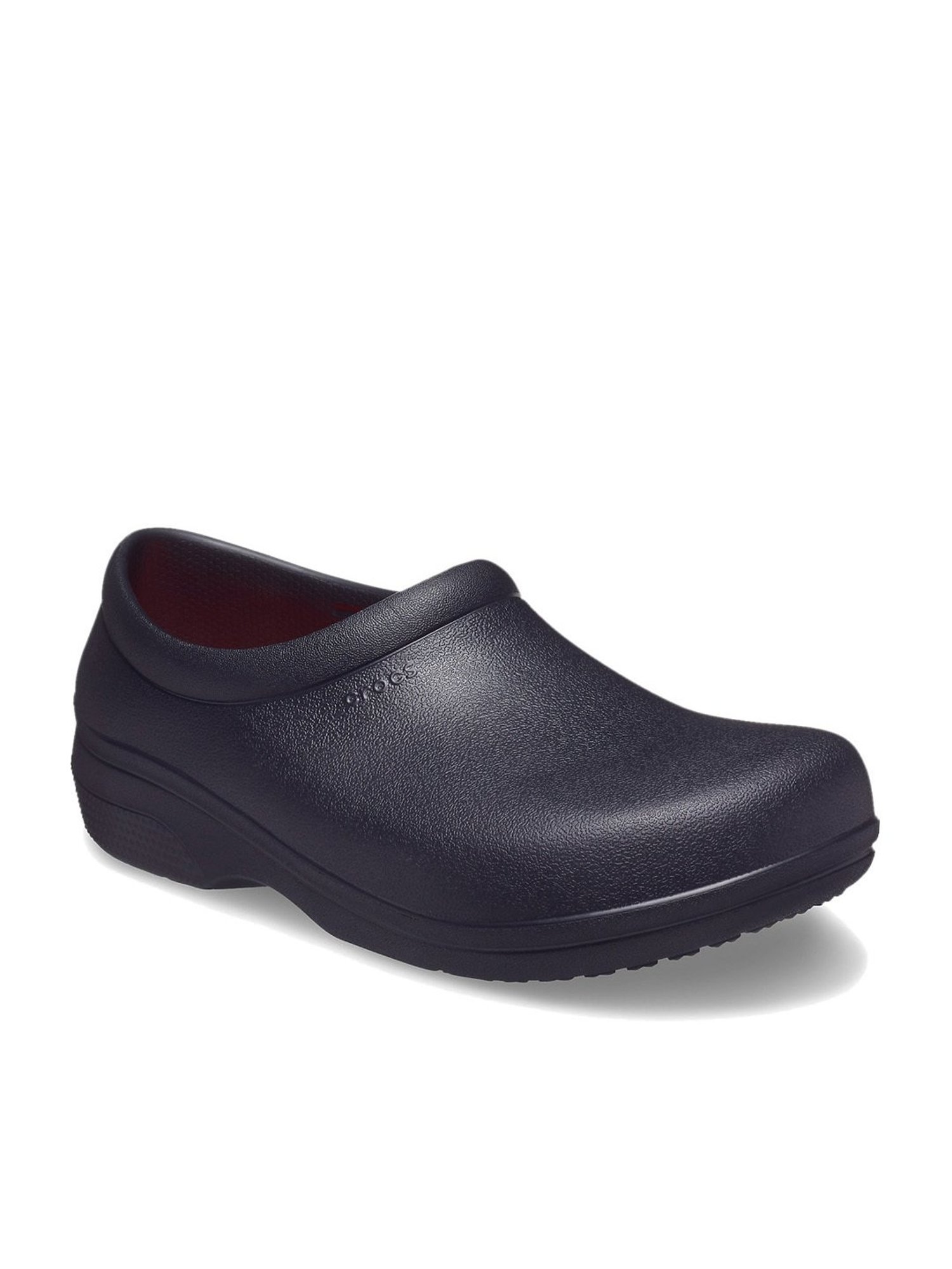 Crocs Men's On The Clock Black Loafers