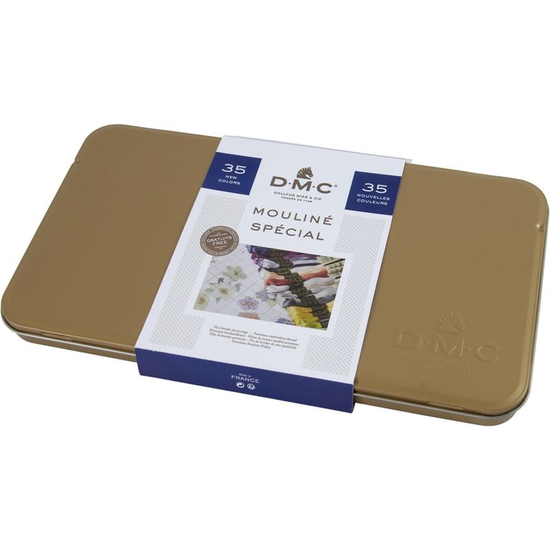 DMC Embroidery Floss Tin 8.7yd 35/Pkg-New Colors