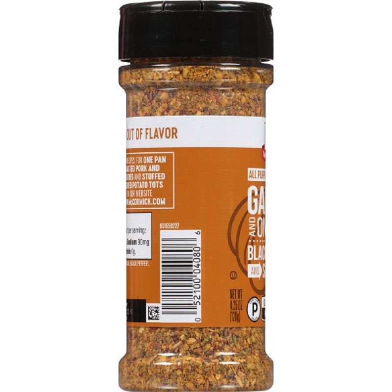 McCormick Garlic, Onion, Black Pepper, Sea Salt All Purpose Seasoning - 4.25oz