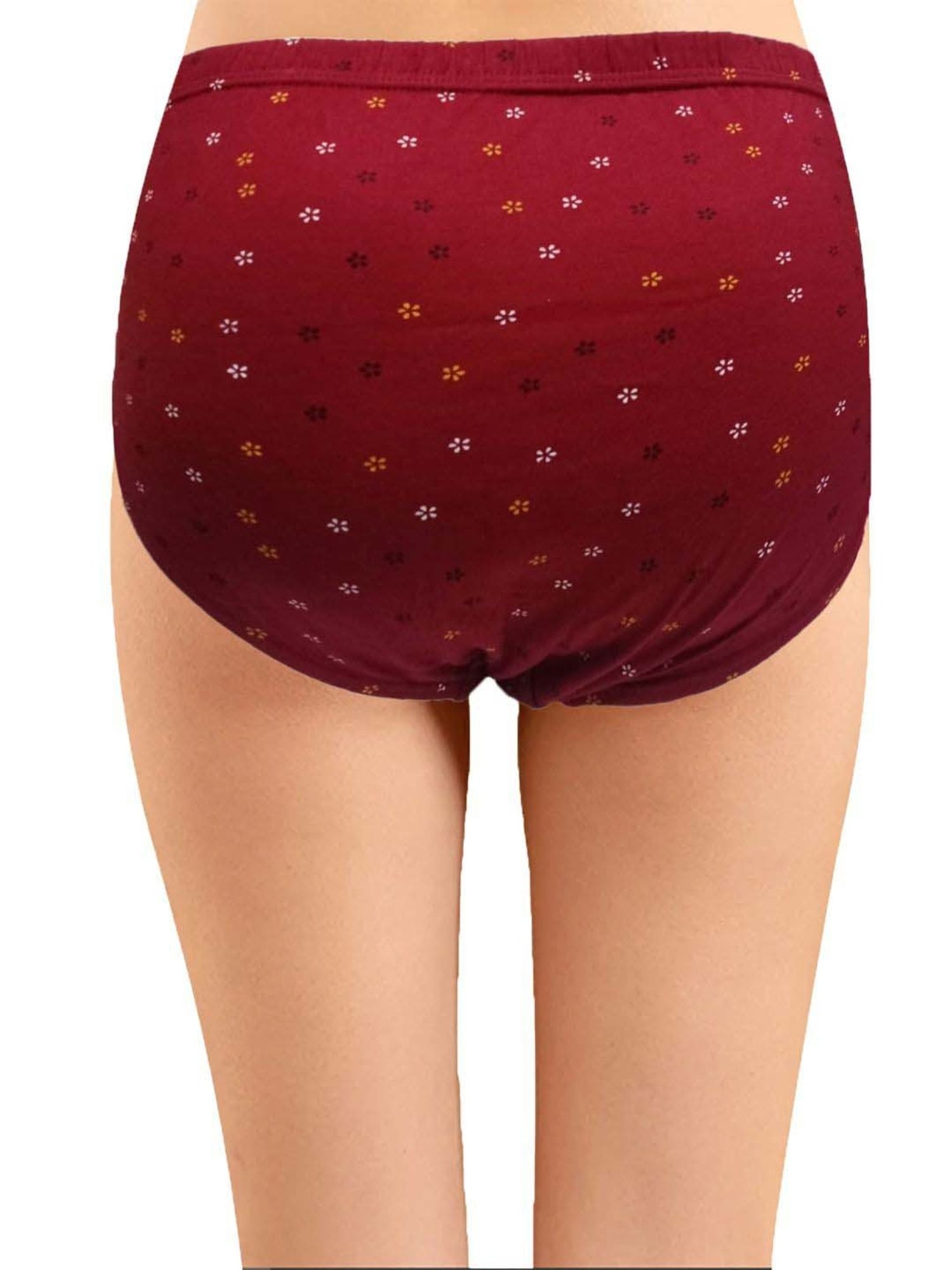 IN CARE Pink & Navy Cotton Printed Hipster Panties - Pack Of 3