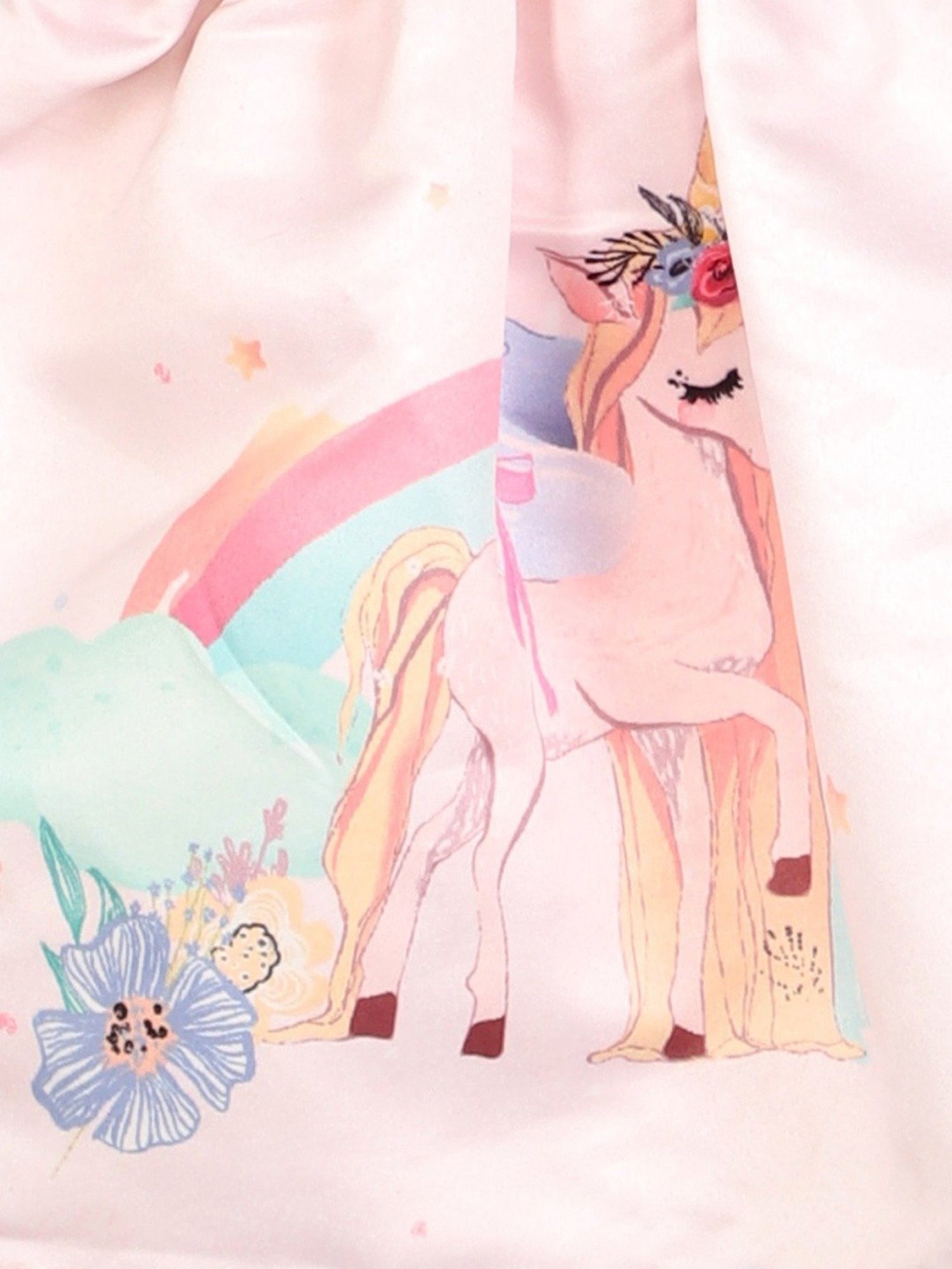 KidsDew Pink Digital Print Casual Dress