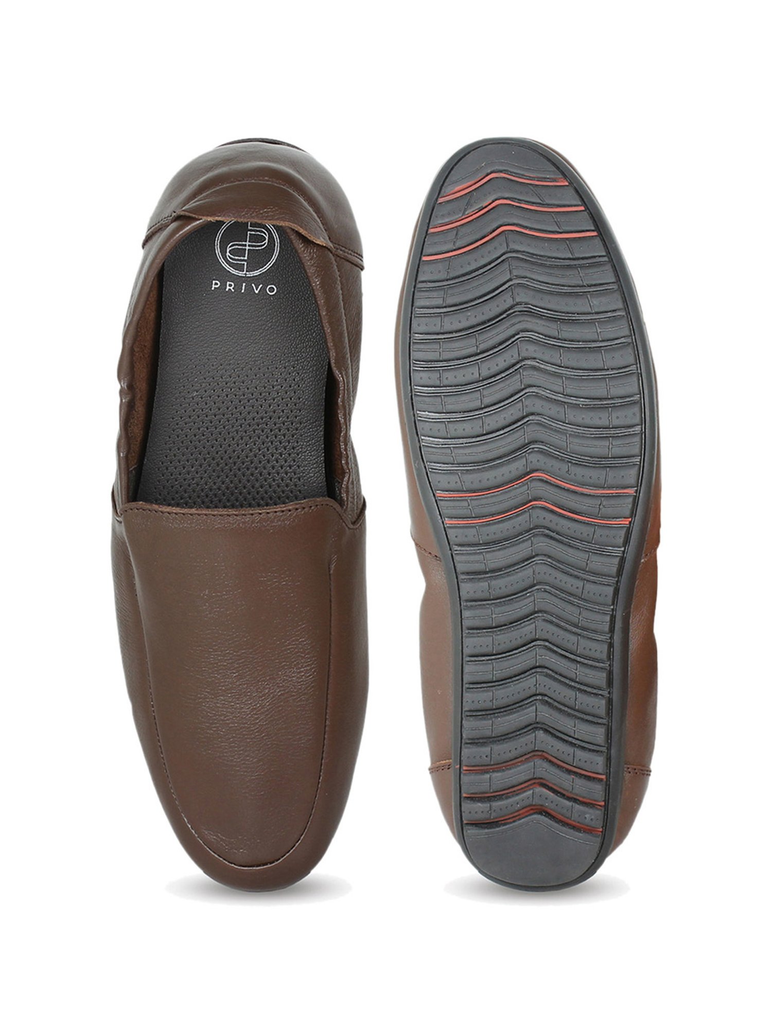 Privo by Inc.5 Men's Brown Casual Loafers